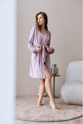 Велюровий халат Your Touch SF-6700